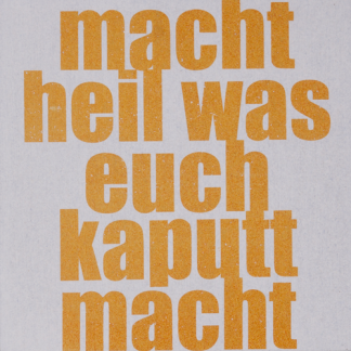 ART AND LESS – macht heil was euch kaputt macht