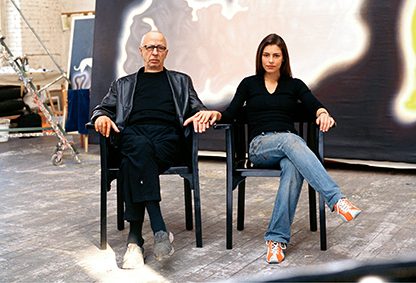 KARIN ROCHOLL – JÖRG IMMENDORFF UND ODA JAUNE, DÜSSELDORF 2004