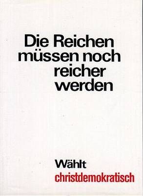 KLAUS STAECK - DIE REICHEN 1972, signiert / Nicht mehr lieferbar KLAUS STAECK - DIE REICHEN 1972, signiert / Nicht mehr lieferbar