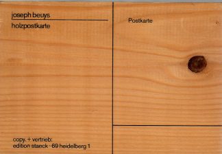 JOSEPH BEUYS - POSTKARTEN 1968-1974, 1974 / verkauft