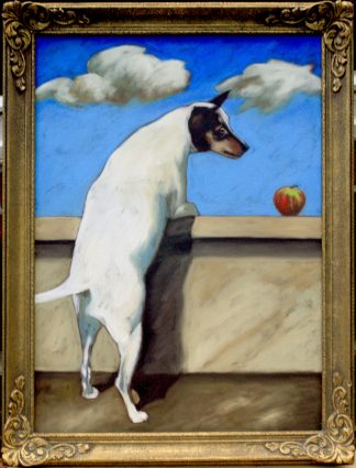 TOBIAS EMSKÖTTER - HUND MIT APFEL TOBIAS EMSKÖTTER - HUND MIT APFEL