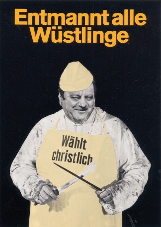 KLAUS STAECK - ENTMANNT ALLE WÜSTLINGE 1972, signiert RESTEXEMPLARE KLAUS STAECK - ENTMANNT ALLE WÜSTLINGE 1972, signiert RESTEXEMPLARE