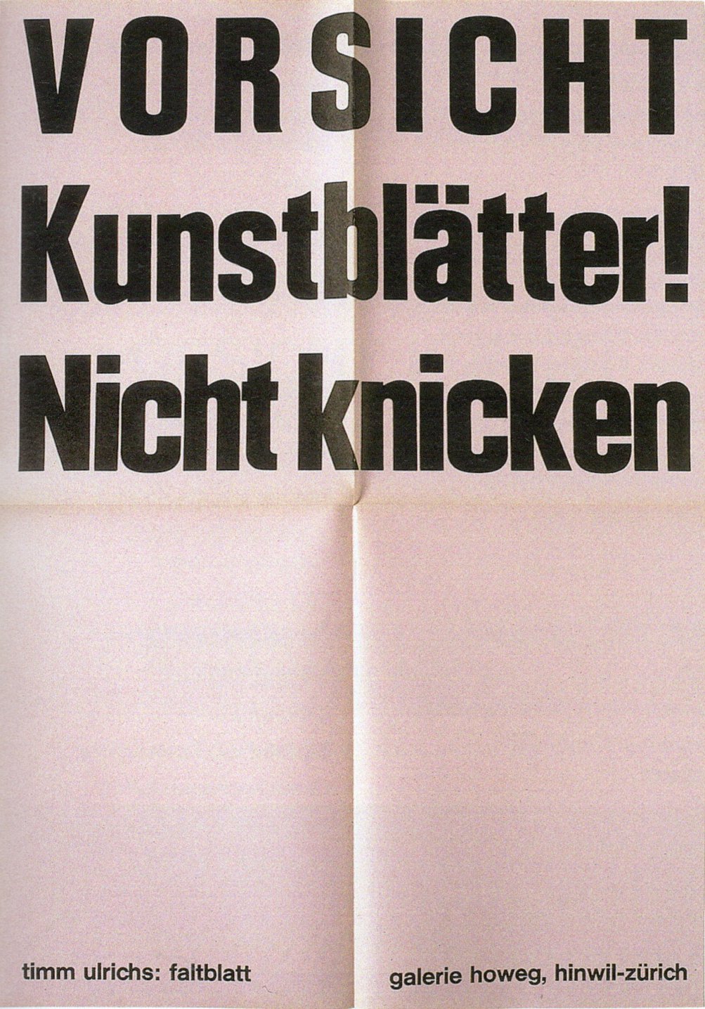 nicht knicken